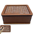 Wooden Piggy Bank Cash Box Handicrafted Wooden Antique Money Bank With Counter