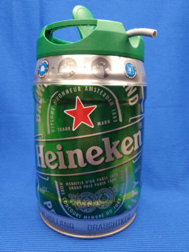 New ListingVintage 2018 HEINEKEN Draught Party Keg- EMPTY 5 Liter Beer Can - HOLLAND