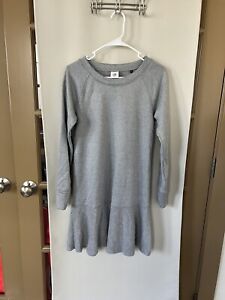 Cabi Womens XS Grey Long Sleeve Sweatshirt Dress