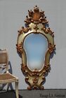 6 Ft Tall Theodore Alexander French Louis XVI Green & Gold Ornate Wall Mirror