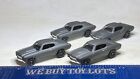 1970 Chevy Chevelle SS Muscle Car - Matte Gray- MINT - Loose - 1:64 - Lot of 4