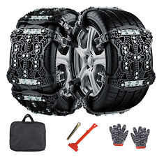 6Pcs Wheel Tire Snow Chains For Car Truck Anti-skid Emergency Winter Universal
