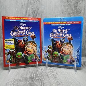 The Muppet Christmas Carol (1992) Blu-ray + OOP Rare Slipcover Disney 20th Ann