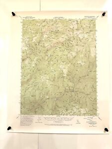 USGS Topo Map 15 Min Vintage : Downieville, CA 1951 Used BEAUTIFUL Rare Gem