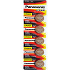 5 Pcs Panasonic CR2032 Button Cell Lithium Battery 3V. EXP. 2028