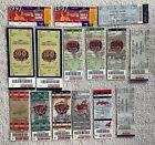 New ListingLot of 15 CLEVELAND INDIANS Ticket Stubs 100 YEARS - CHIEF WAHOO - FREE SHIPING