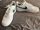 Size 9 - Nike Air Force 1 White With Green - FD7039-101