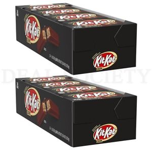 KIT KAT Dark Chocolate Wafer Candy Bars 1.5 oz 24 Count Each Lot of 2