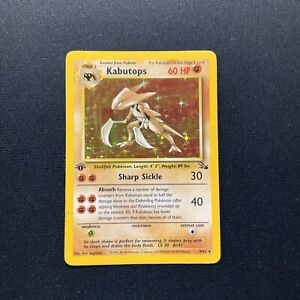 Kabutops 9/62 - 1st Edition Fossil - Holo Rare - 🔮
