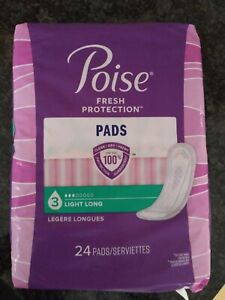 Poise Fresh Protection LIGHT LONG 24 Pads