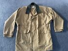 New  Filson Dry Tin Cloth Packer Coat Jacket Cape Style 73N Unlined 48 Duck
