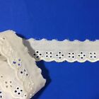 Eyelet Lace Trim Edging Vintage Embroidered Lace Trim  1