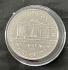 One Ounce .9999 Silver Austrian Philharmoniker Coin 2021 Republic Of Osterreich
