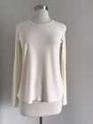 EILEEN FISHER 100% SILK STRETCHY LONG SLEEVE SHIRT BLOUSE TOP SIZE XS