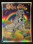 Elton John Las Vegas 2022 EMEK Foil Poster #/30 Signed Double Doodled Rare Print
