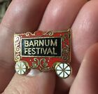 Rare Barnum Festival Hat Pin Pinback Circus Car Vintage Bridgeport Connecticut