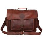 Messenger Bag For Men Genuine Leather Briefcase Style Large Office Laptop Bag