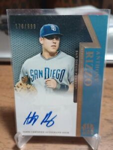 Anthony Rizzo RC Auto 2011 Topps Tier One  Rookie Card On The Rise  #178/999 SP