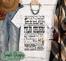 Tyler Childers T-shirt, Country Music T-shirt, Song Titles, Triune God