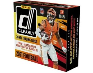 2021 Panini CLEARLY DONRUSS Football Hobby Box - IN HAND SHIPS FAST!!