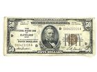 1929 $50 Dollar Bill Cleveland Ohio