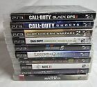 Lot 10 Playstation 3 PS3 Games Action Shooting Racing Call Of Duty Bundle