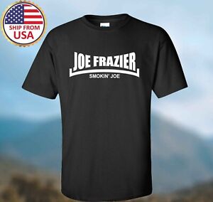 Joe Frazier Boxing Legend Men's Black T-shirt Size S-5XL