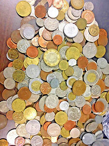 Bulk Lot 25 FOREIGN WORLD COINS No Duplicates in each Lots,.,