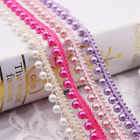 1yards/lot Beaded Lace Ribbon Trim Tape Fabric Ribbon Garment DIY Sewing Craft