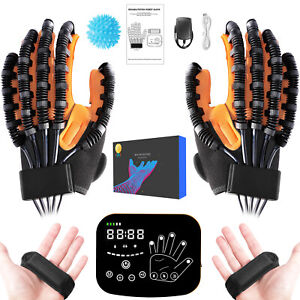 (Left+Right) Hand Function Rehabilitation Robot Gloves for Hemiplegia Recovery
