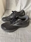 Brooks Womens Ghost 14 Black Running Shoes Sneakers Size 11.5 M
