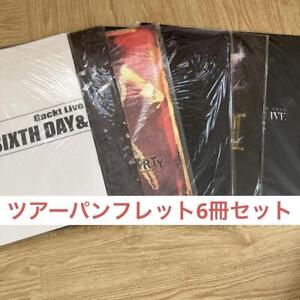 Gackt Live Tour Pamphlet 6-Book Set