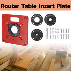 Aluminium Router Table Insert Plate Wood Trimmer Models Engraving Machine D9J8