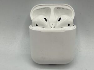 Apple AirPods 1st Gen A1602 Bluetooth Earbuds with Case White Used