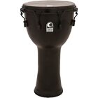 Toca Mechanically Tuned Djembe with Extended Rim 9 in. Black Mamba