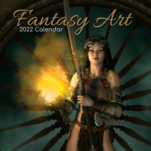 Fantasy Art 2022 16-Month Wall Calendar,  12