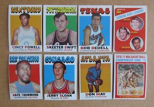 1971-72 TOPPS BASKETBALL CARD SINGLES COMPLETE YOUR SET U-PICK UPDATED 4/13