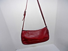 Vintage Coach E3P-7587 Hampton Demi Shoulder Bag Purse Burgundy Red Leather