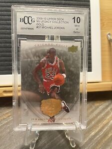 New Listing2009-10 Upper Deck MJ Legacy Collection Gold #37 Michael Jordan BGS BCCG 10