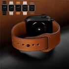Genuine Leather Watch Band Strap for Apple iWatch Series 8 7 6 5 4 3 SE 41/45MM