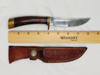 Vintage Browning Sportsman Model 40181 Fixed Blade Knife with Sheath