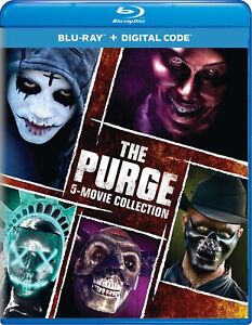 The Purge 5-movie Collection Blu-ray Ethan Hawke NEW