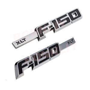 2PACK For F-150 XLT Left&Right Drivers Side Fender Emblems 2009-2014 Badges (For: F-150 XLT)