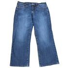 Lucky Brand Easy Rider Crop Jeans Womens sz 10 (31x24) Blue Denim