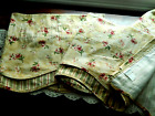 Waverly Window Valance Fontanelle Antique Gold Floral Stripe Fairfield Scalloped