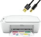 HP Wireless Printer. Copy. Scan. Fax. USB Connectivity + 6 ft Cable *NO INK*
