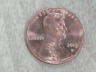 2013 D Lincoln Shield Cent (Red)  Actual Coin # 1