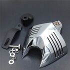 HTTMT Chrome Twin Horn Cover Cowbell Kit For 1992-2020 Harley Motorcycle