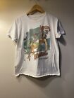 WOMEN'S TEEN KATY PERRY ROARR Jungle T-shirt Large washed out perfectly