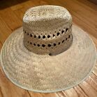 Large Natural Straw Hat Wide Brim SOMBRERO Made in MEXICO Gardening Hat Beach Ha